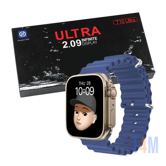 Smartwatch T10 Ultra Series 8 2.09" (Versión de llamada) Azul